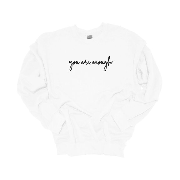 Trenz Shirt Company Womens Mental Health Dear Person Behind Me Crewneck Sweatshirt-White-3X-Large