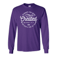 thumbnail image 1 of Trenz Shirt Company Womens Perhaps You Were Created Esther 4:14 Christian Long-Sleeve T-Shirt-Purple-xl, 1 of 4