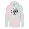 thumbnail image 1 of Trenz Shirt Company Womens Perhaps You Were Created Esther 4:14 Christian Tie-Dye Hoodie-Cotton Candy-medium, 1 of 1