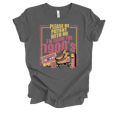 thumbnail image 1 of Trenz Shirt Company Womens Retro Please Be Patient I'm From The 1900's Short Sleeve T-Shirt-Asphalt-Small, 1 of 1