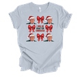 thumbnail image 1 of Trenz Shirt Company Womens Trump Be Home For Christmas Coquette Bows Short Sleeve T-Shirt-Light Blue-XX-Large, 1 of 1