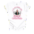 thumbnail image 1 of Trenz Shirt Company Womens Trump Be Home For Christmas Snow Globe Short Sleeve T-Shirt-White-Small, 1 of 1