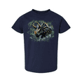 thumbnail image 1 of Trenz Shirt Company Youth Boys Graphic T-Shirt - Triceratops In Jungle Design-Navy-4t, 1 of 1