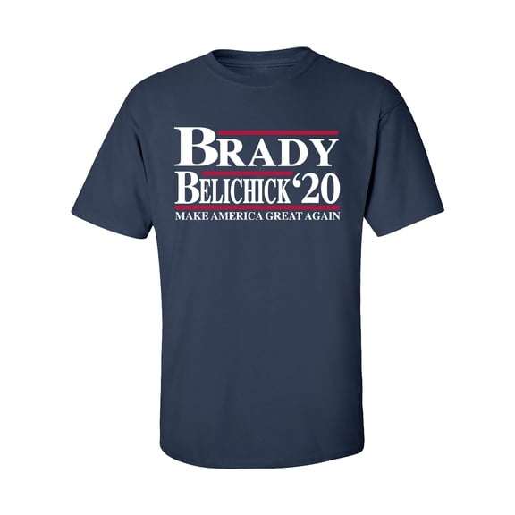 Trenz Shirts Company Brady Belichick '20 Make America Great Again Short Sleeve T-shirt-Navy-4xl