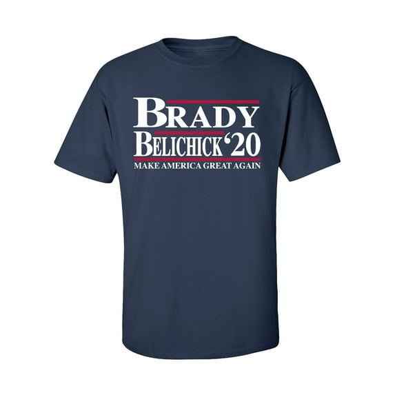 Trenz Shirts Company Brady Belichick '20 Make America Great Again Short Sleeve T-shirt-Navy-xxl