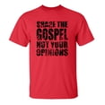 thumbnail image 1 of Trenz Shirts Company Share The Gospel Not Your Opinion short sleeve shirt-Red-XXXL, 1 of 4