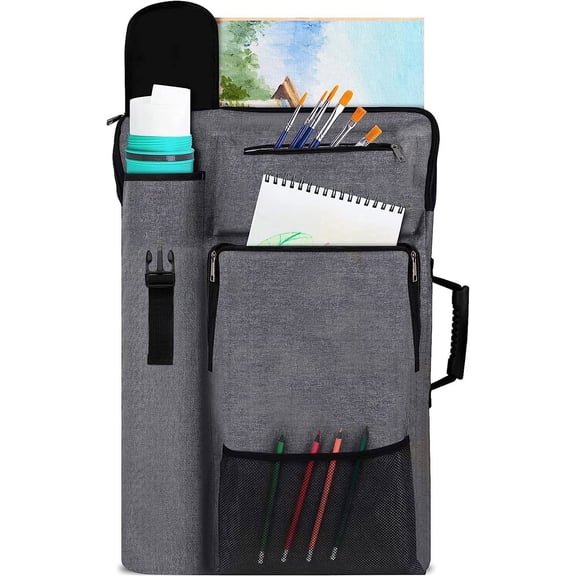 TreochtFUN Art Bags for Supplies Portfolio Case 19 X 25.5 in for Storage A2 Canvas Board A3 Sketchbook