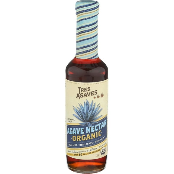 Pack of 12,  Tres Agaves Organic Agave Nectar, 375 mL