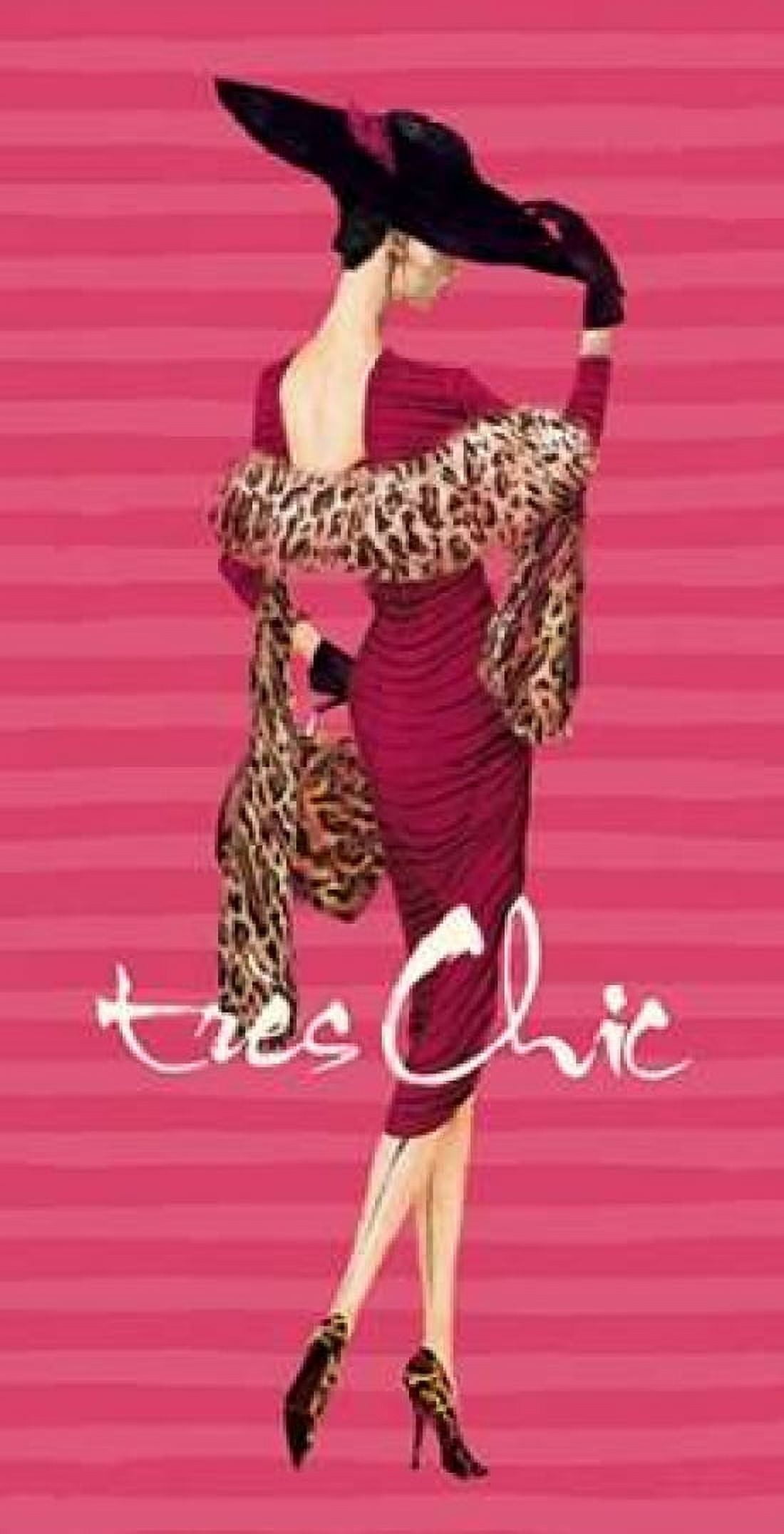 Tres Chic Fashion Illustration Canvas Art - Art Atelier Alliance (24 x 48)