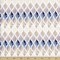 thumbnail image 1 of "Tres Chic" Wavy Geometric Pattern Multicolor 100% Cotton Fabric Sold by the Yard, 1 of 1