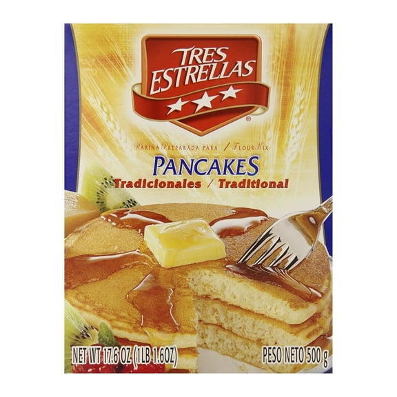 Tres Estrellas Traditional Hot Cakes Mix, (Pack of 2)