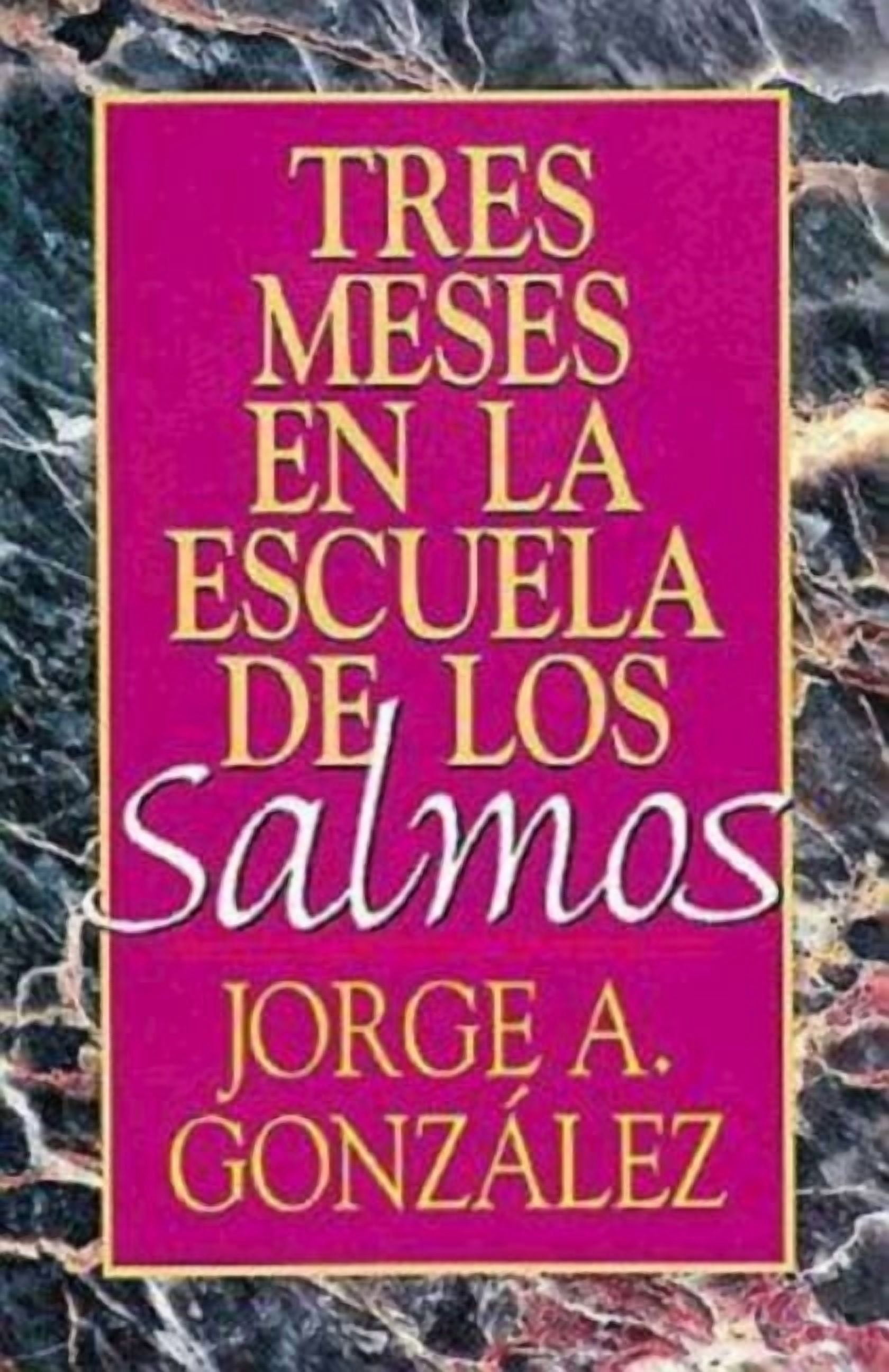 JORGE A GONZALEZ Tres Meses En La Escuela de Los Salmos: Estudio Sobre El Libro de Los Salmos, (Paperback)
