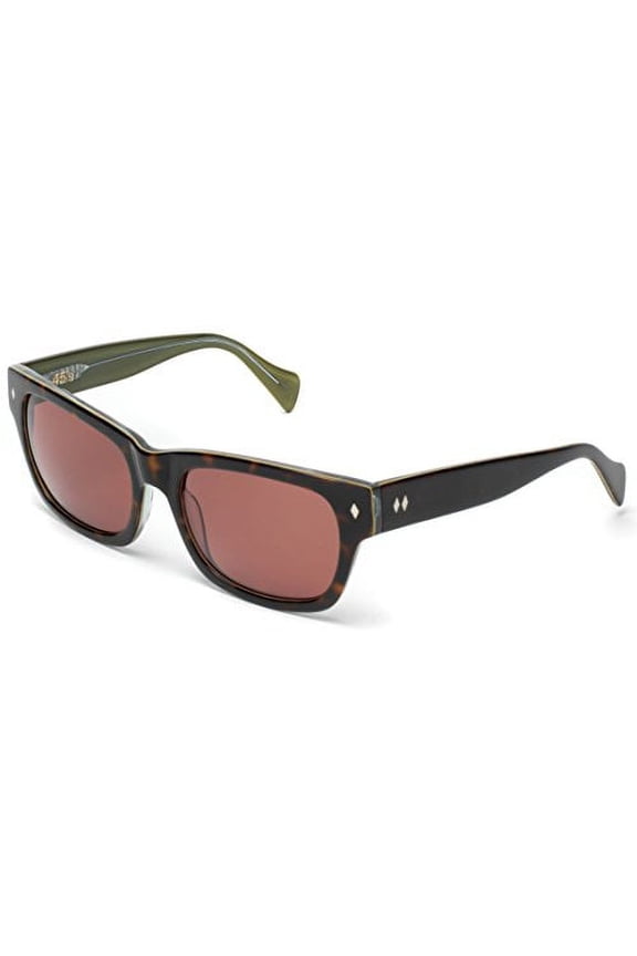 45's  Sunglasses Large Fit, Tortoise + Moss,57 mm