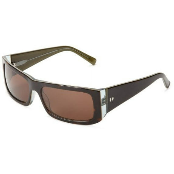 Tres Noir Men's Big Iron Ii Rectangular Sunglasses Large Frame Wrap Sunglasses Hot Rod Biker Rockabilly