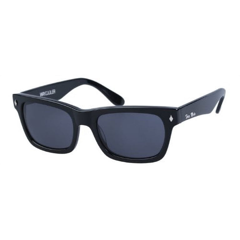 Tres Noir Optics Waycooler Sunglasses (Shiny Black / Smoke  display picture 3