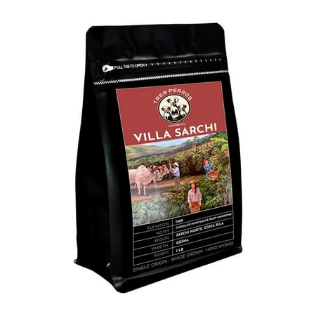 Tres Perros Villa Sarchi, Ground Coffee, 1 lb