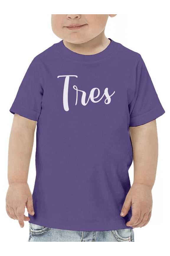 Tres T-Shirt Toddler -GoatDeals Designs, 3 Toddler