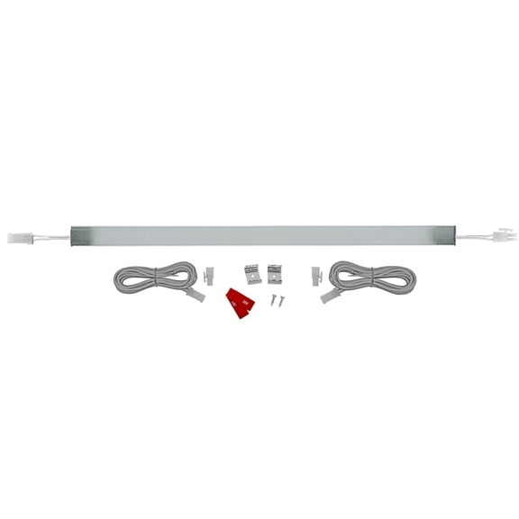 Tresco L-Wac27-Xsqr-1 27" Face Frame Wall Angled Corner Cabinet Lighting Kit - Nickel