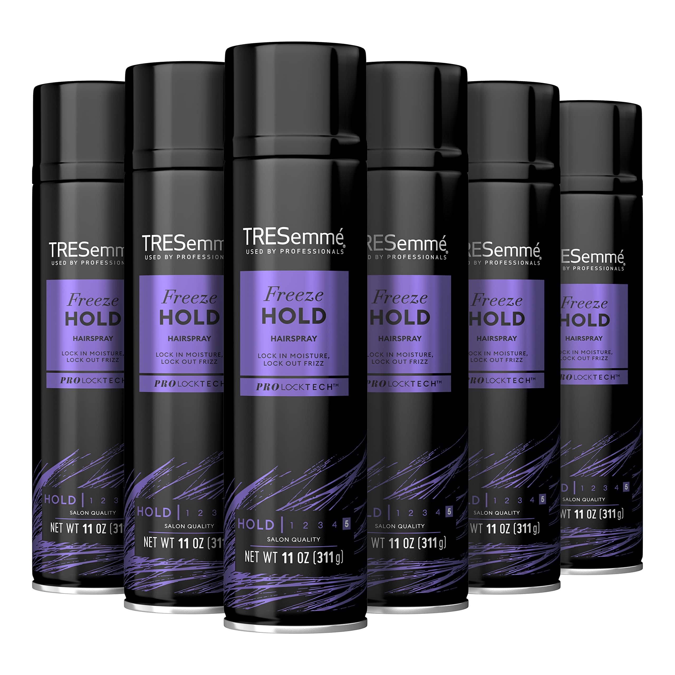 Tresemmé Freeze Hold Hairspray Pack Of 6 For 24Hour Frizz Control And
