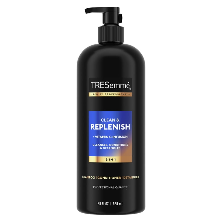 TRESEMME SH/CD/DETANGLER CLEAN REPLENISH 3N1 6 PC 28 OZ product package