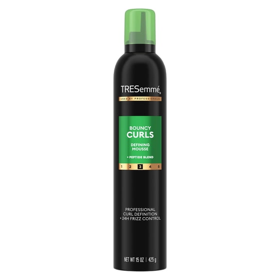 TRESemmé Flawless Curls Nourishing Mousse with Coconut and Avocado Oil, 15 oz