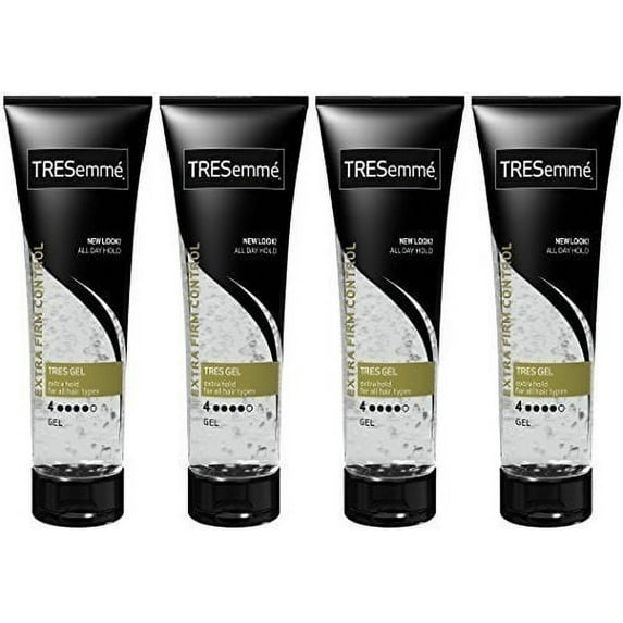 Tresemme Hair Gel Tres Gel Extra Firm Control Extra Hold (4) For All Hair Types 9 OZ (255 g)