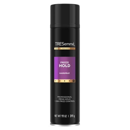 TRESemmé Hairspray For 24-Hour Frizz Control Freeze Hold and All-Day Humidity Resistance ,11 oz