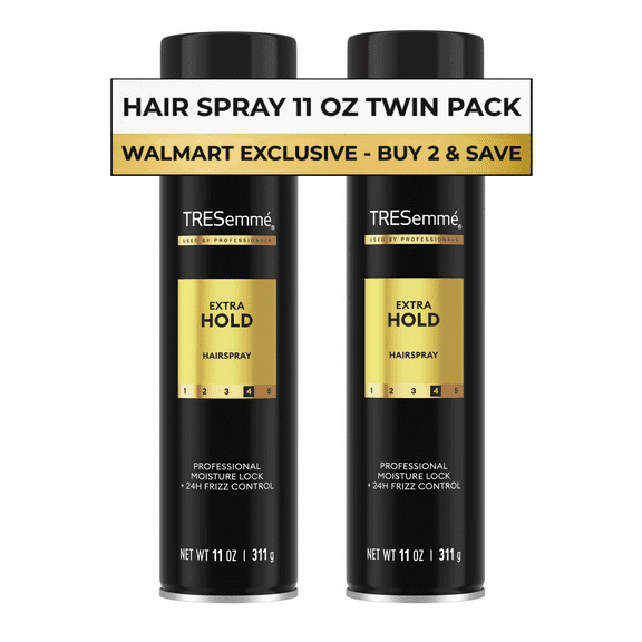 Tresemme Extra Hold Hairspray 24H Frizz Control, 11 oz 2 Count
