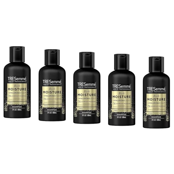 Tresemme Moisture Rich Luxurious Moisture Shampoo 3 Oz (5 Pack)