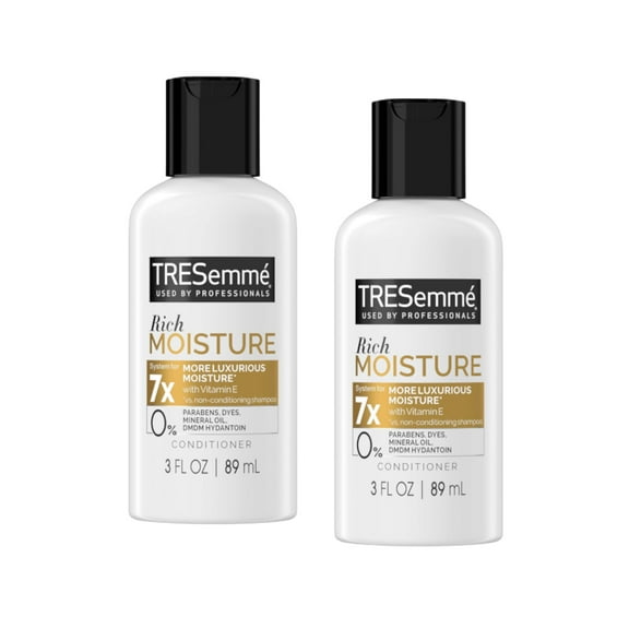 Tresemme Moisture Rich Luxurious Moisture hair Conditioner, 3 oz, 2 Pack