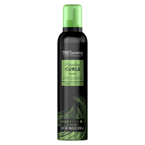 TRESemmé Flawless Curls Nourishing Mousse Flawless Curls With Coconut And Avocado Oil ,10.5 oz