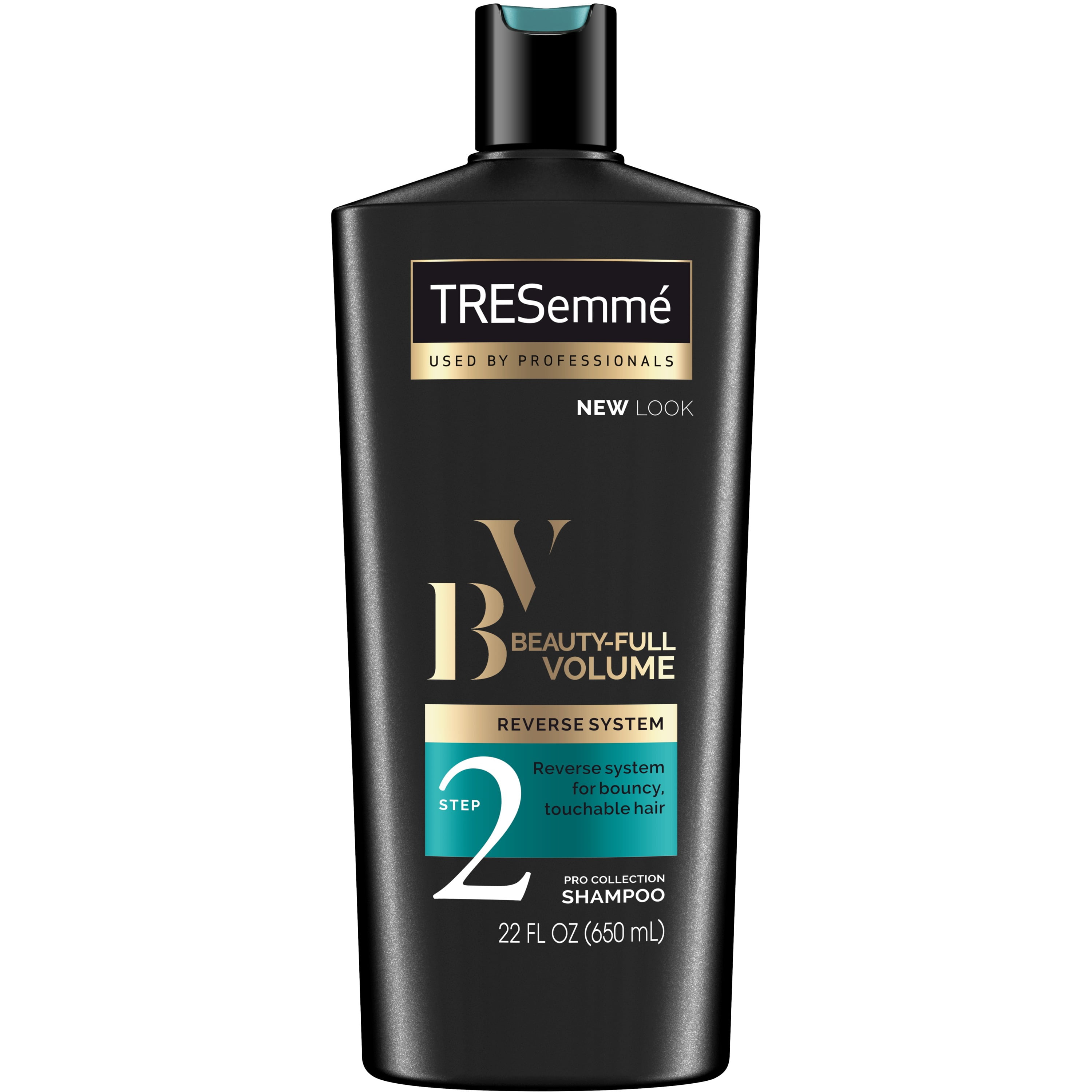 tema velsignelse våben Tresemme Pro Collection Shampoo - Beauty-Full Volume Reverse System - Step  2 - Net Wt. 22 FL OZ (650 mL) Per Bottle - Pack of 2 Bottles - Walmart.com