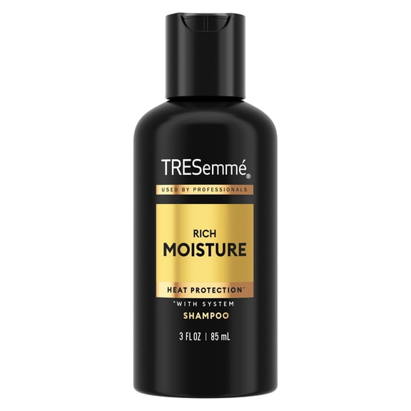 TRESemm Rich Moisture Hydrating Shampoo With Up To 72H Hydration For Dry Hair, Formulated With Pro Style Technology, 3 fl oz