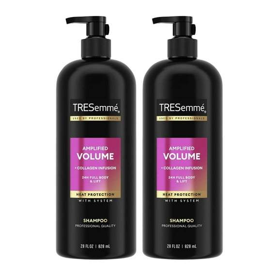 Tresemme Shampoo Amplified Volume Heat Protection 28 Ounce (828ml) (Pack of 2)