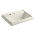 thumbnail image 1 of Tresham Rectangle Self Rimming Lavatory - Finish: Biscuit, Drilling: 8" Widespread, 1 of 2