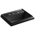 thumbnail image 1 of Tresham Rectangle Self-Rimming Lavatory with 8" Centers, Black Black, 1 of 2