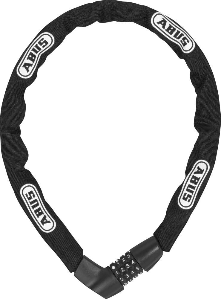 Tresor Chain 1385/85 black combo, 85cm length/7mm diameter square