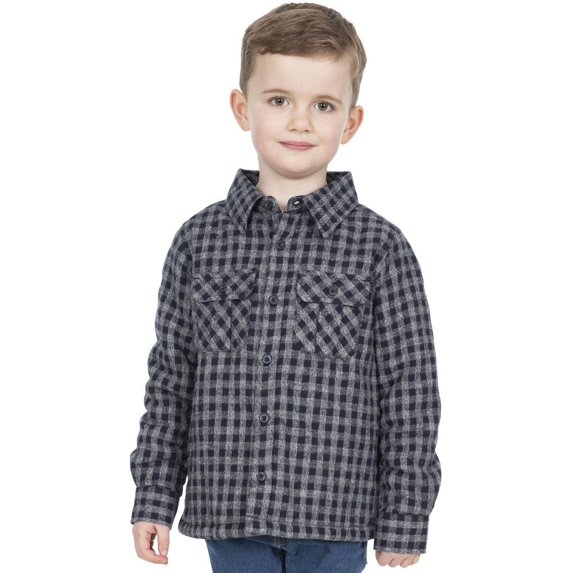 Trespass Boys/Girls Average Long Sleeved Gingham Shirt