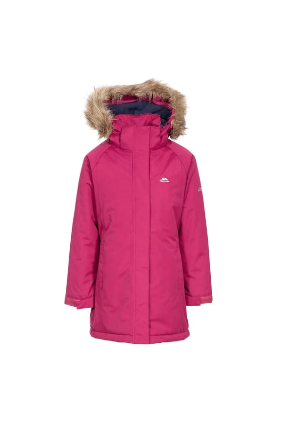 Childrens Girls Fame Waterproof Parka Jacket