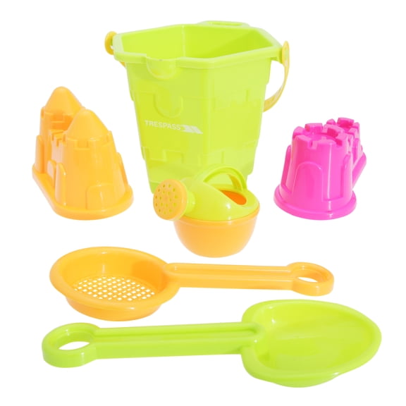 Trespass Digga Boys/Girls Plastic Beach Bucket & Spade Set