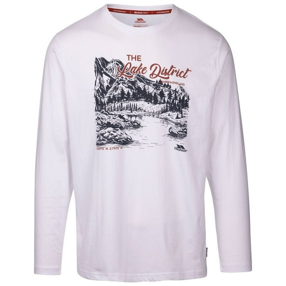 Trespass Mens Chira Printed Long-Sleeved T-Shirt