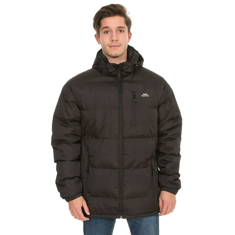 Trespass quilted jacket mens sale