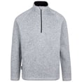 thumbnail image 1 of Trespass Mens Corsham Marl Half Zip Fleece Top, 1 of 5
