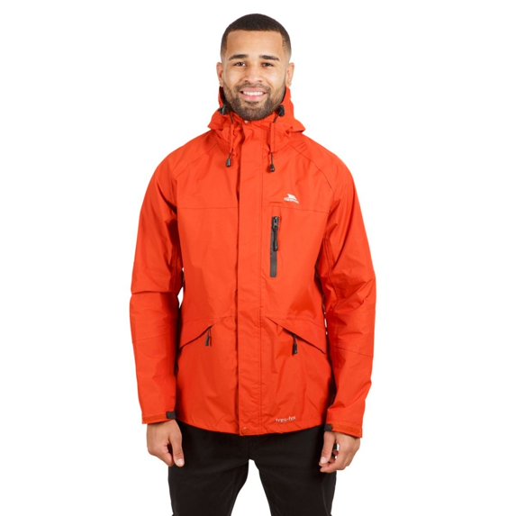 Trespass Mens Corvo Hooded Full Zip Waterproof Jacket/Coat