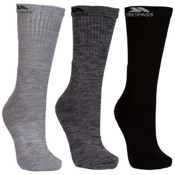 Trespass Mens Jackbarrow Trekking Socks (Pack Of 3)