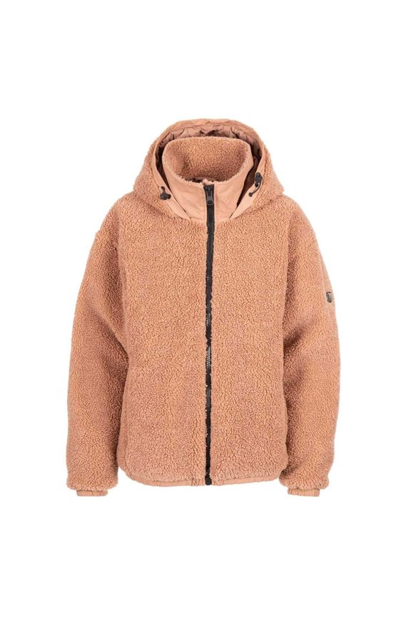 Womens Burly Sherpa Fleece Jacket