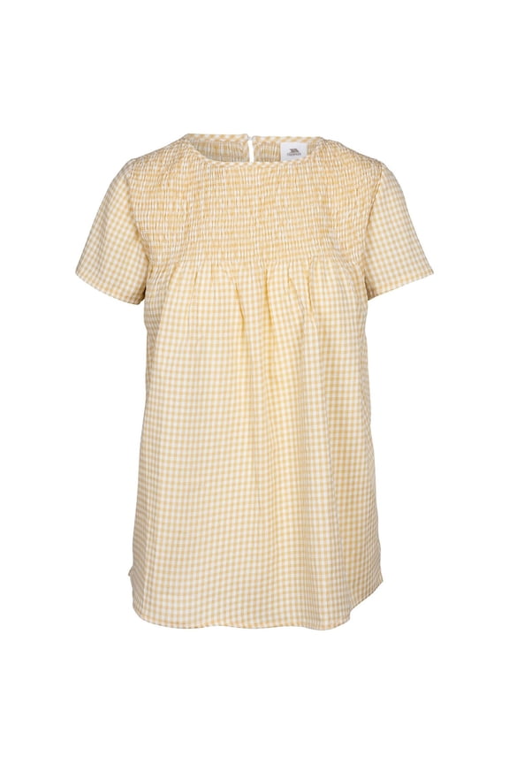 Womens Candice Gingham Smock Top