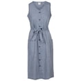 thumbnail image 1 of Trespass Womens Carol Chambray Dress, 1 of 4