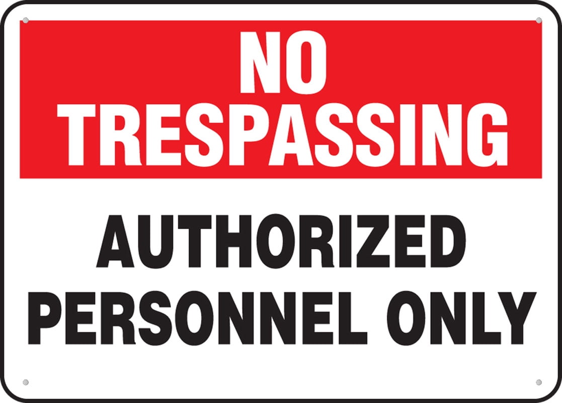 Authorized Personnel Only Electrical Room Sign - Aluminum 8x12 Inch, Weather Resistant - View #5
