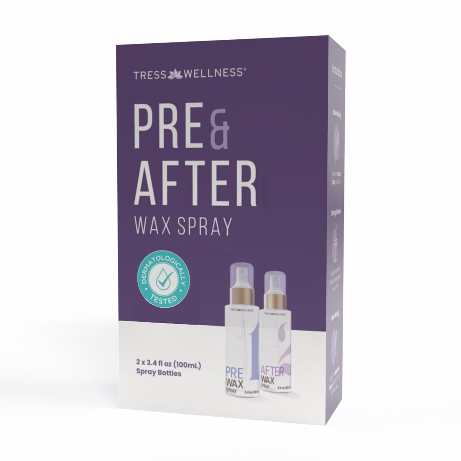 Tress Wellness Before and After Spray Set, 2 x 100ml Spray Bottles